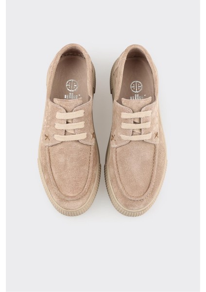 Bej Deri Kadın Spor Ayakkabı fırsatları