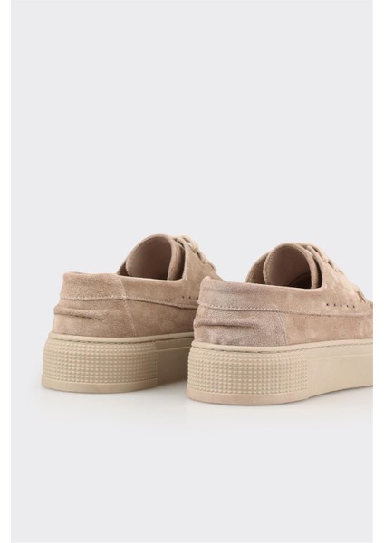 Bej Deri Kadın Spor Ayakkabı indirimleri