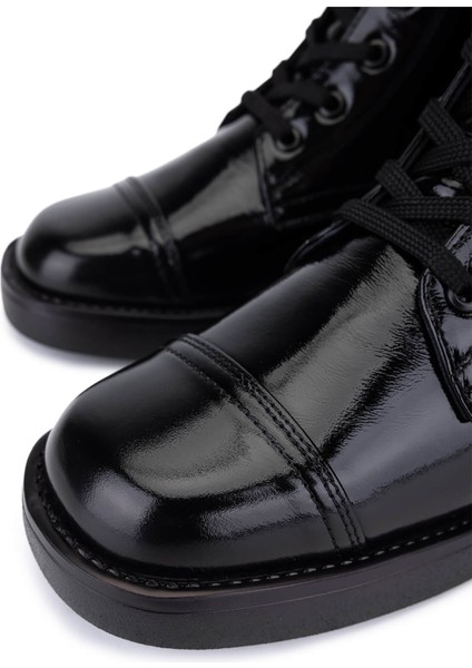 Kadın Siyah Rugan Casual Bot 1145 1988 Bn Bot SK25-26 Sıyah Rgn modelleri