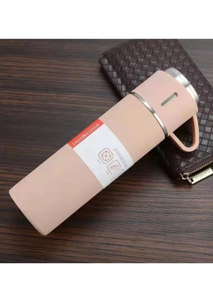 3 Bardaklı Paslanmaz Çelik Termos 500ML Premium A+ Kalite Kahve Termosu Çantalı Hediye fırsatları