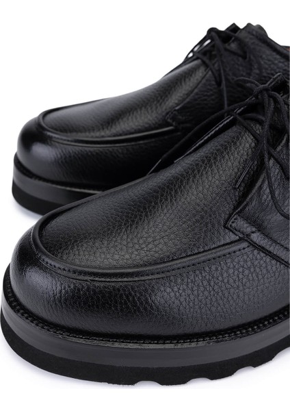 Erkek Hakiki Deri Siyah Casual Ayakkabı 537 67616 Erk Ayk SK25-26 Sıyah Gyk/krk modelleri