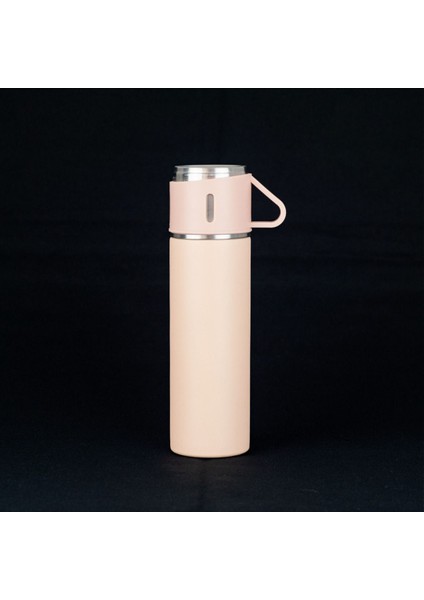 Paslanmaz Çelik 3 Bardaklı Vakumlu Termos Hediyelik Set 680 Ml, 12-24 Saate Kadar Isı Koruma Içecek fiyatları