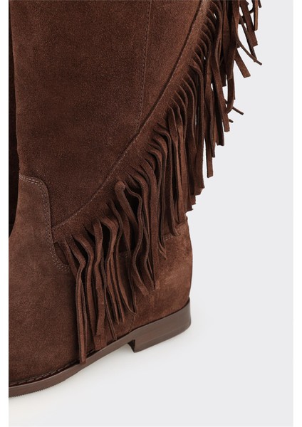 Kahve Deri Kadın Çizme fırsatları