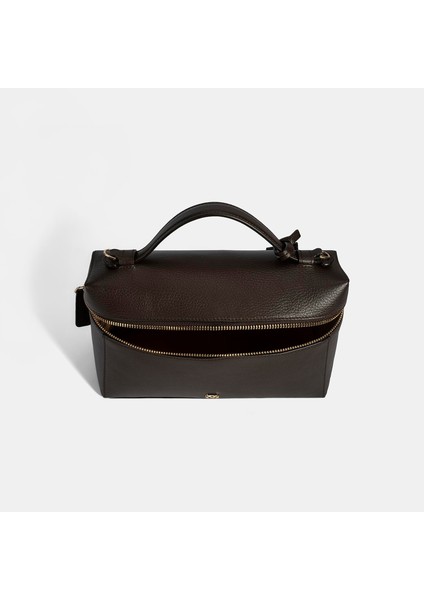 Kadın Kahve Omuz Askılı Deri El Çantası