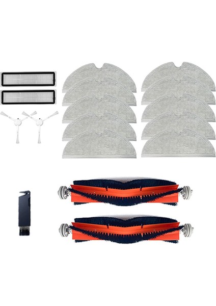 Dreame Bot X10 Elektrikli Süpürge Ana Yan Fırça Filtresi, Beyaz (Yurt Dışından)