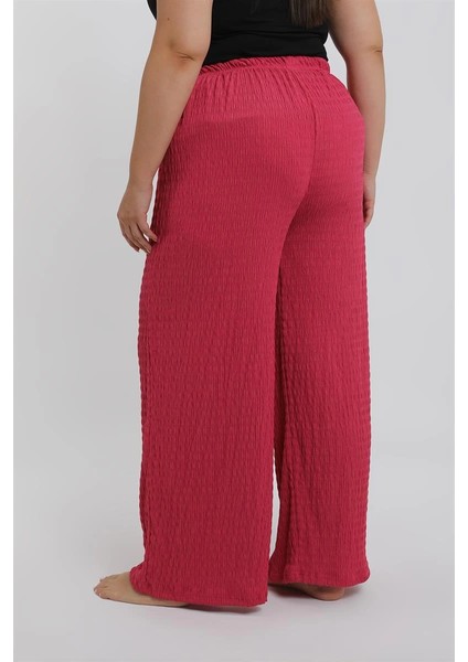 Kadın Büyük Beden Mercan Rengi Rahat Kesim Baggy Tek Alt indirimleri