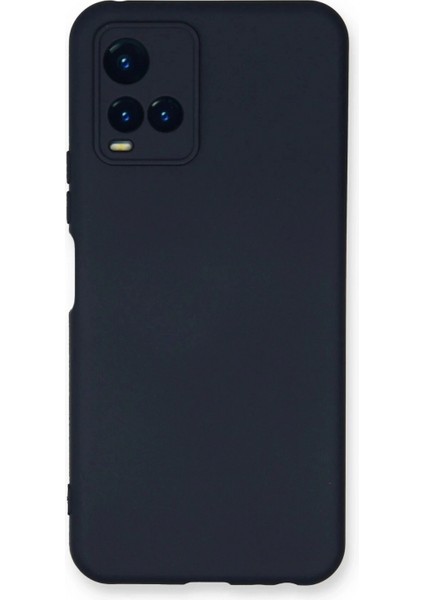 Vivo Y21S Kılıf Nano Içi Kadife Silikon - Lacivert