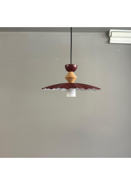 Moriva Vişne Çürüğü Metal Avize Q Şapka Başlık Tekli Rustik Cafe Modern Sarkıt Aydınlatma fiyatları