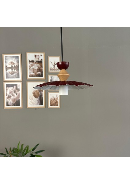 Moriva Vişne Çürüğü Metal Avize Q Şapka Başlık Tekli Rustik Cafe Modern Sarkıt Aydınlatma fırsatları