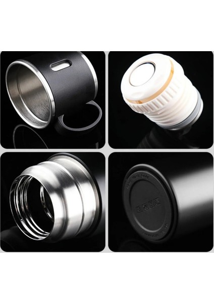 Kamp Piknik Için Ideal 3 Bardaklı 500ML Termos Sıcak ve Soğuk Tutan Kahve Çay Içecek Termosu Urzgrup indirimleri