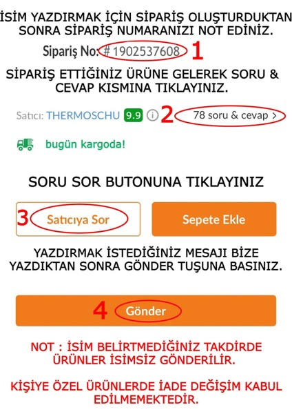 Çantali 500ML 3 Parça Bardakli Çelik Termos S (4767) 5 Tb Çelik Kırmızı fırsatları