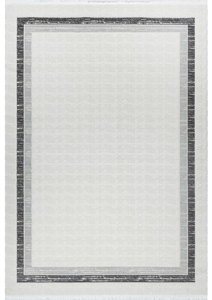 Açık Gri Bambu Dokulu Antialerjik Salon Halısı – Modern, Kaymaz Taban & Toz Tutmaz – 4m² / 6m² modelleri