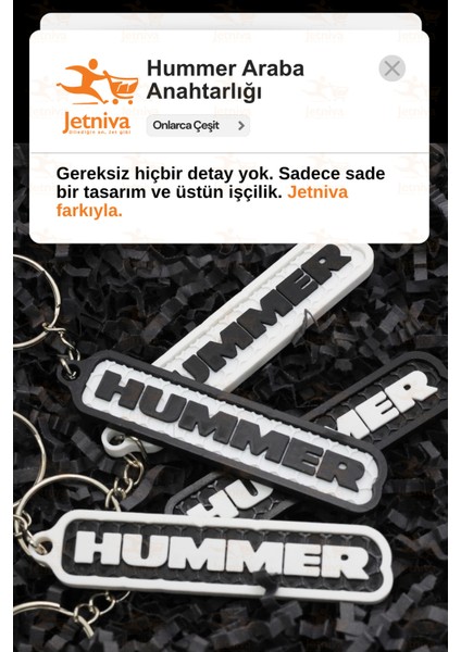 Hummer Araba Anahtarlığı - Model 1 modelleri