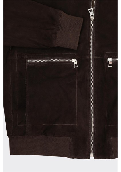 Kahve Deri Erkek Ceket modelleri