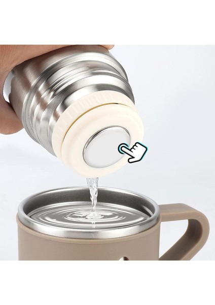 Termos Seti 3 Bardaklı 500ML A+ Kalite Paslanmaz Çelik Kahve Termosu Sıcak Tutan Çantalı fiyatları