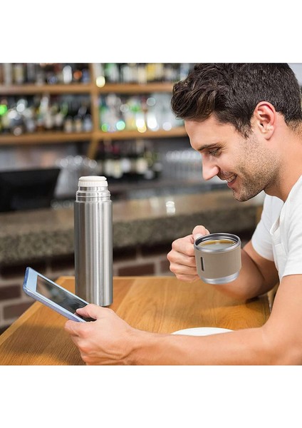 Termos Seti 3 Bardaklı 500ML A+ Kalite Paslanmaz Çelik Kahve Termosu Sıcak Tutan Çantalı indirimleri