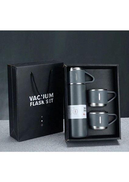 Kişiye Özel Paslanmaz Çelik Termos 3 Bardaklı Termos Seti Çanta Hediyeli 0,50 L Içecek Paslanmaz Çel modelleri