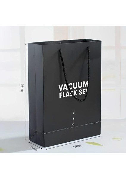 Çelik Termos 500ML 3 Bardaklı Sıcak Tutan Kahve Termosu Premium A+ Kalite Hediye Çantalı fırsatları