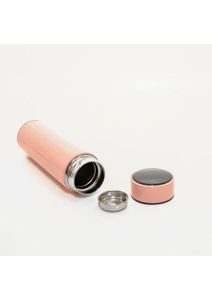 Kişiye Özel Siyah Dereceli Çelik Dijital LED Sıcaklık Göstergeli Akıllı Termos Matara 500ML modelleri