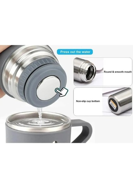 Vacuum Termos Paslanmaz Çelik 500 ml Sıcak-Soğuk Termos Seti 3 Bardaklı Içecek 500 ml Paslanmaz Çel modelleri