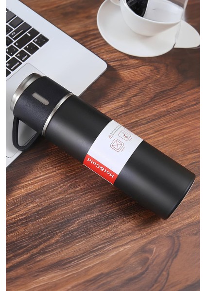 Çelik 3 Bardaklı Termos Fincan Seti Vakumlu Kamp Seti 12 Saat Sıcak 12 Saat Soğuk Kalabilen Termos I fiyatları