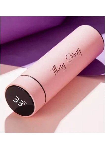 Özel Pink Özel Tasarım Dereceli Filtreli Çelik Termos Arkadaşa Sevgiliye Hediye fiyatları