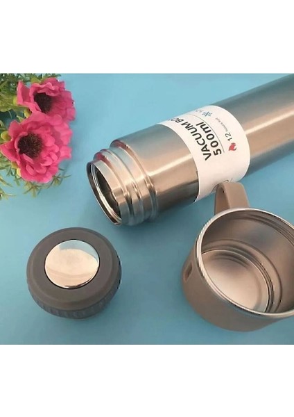 Termos Bardak 500ML 3 Bardaklı A+ Kalite Paslanmaz Çelik Kahve Çay Termosu Hediye Çantalı indirimleri