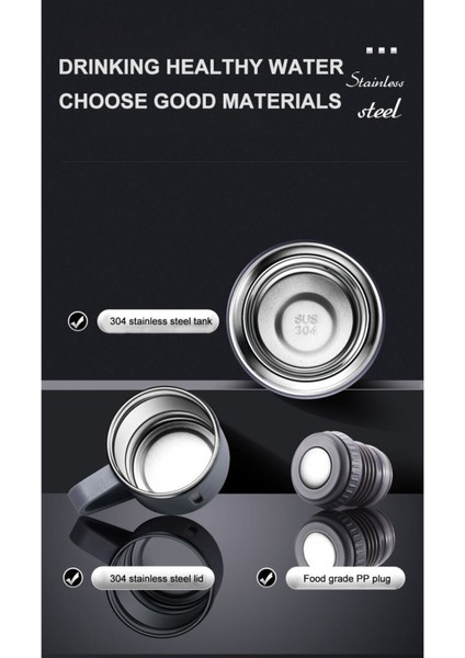 500ML 3 Bardaklı Termos Set Premium Kalite Paslanmaz Çelik Kahve Termosu Hediye Çantalı modelleri