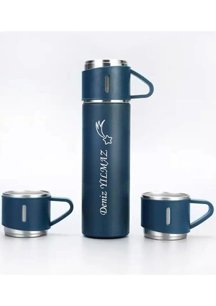500ML Termos Bardak 3'lü Set Premium A+ Kalite Paslanmaz Çelik Termos Hediye Çantalı modelleri