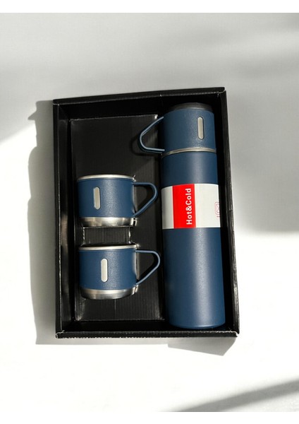 Çantali 500ML 3 Parça Bardakli Çelik Termos S (4906) 5 Tb Çelik Kırmızı modelleri