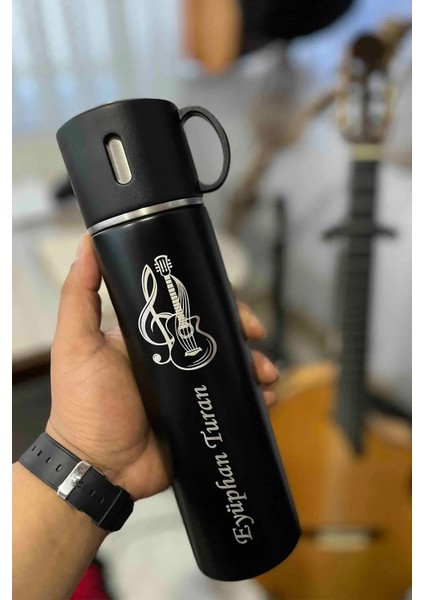 Kişiye Özel Paslanmaz Çelik Termos 3 Bardaklı Termos Seti, Çanta Hediyeli Içecek 500 ml Paslanmaz Çe fiyatları