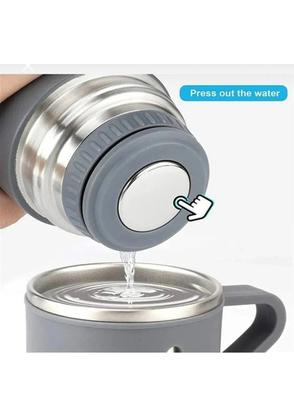 Çantalı 500ML 3 Parça Bardaklı Çelik Termos Seti (4614) >550 ml Çelik Çok Renkli fiyatları