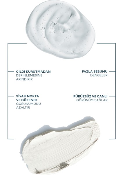 Akne Eğilimli Ciltler İçin Siyah Nokta Karşıtı Ve Gözenek Sıkılaştırıcı Set Havlu Tac Hediyeli modelleri