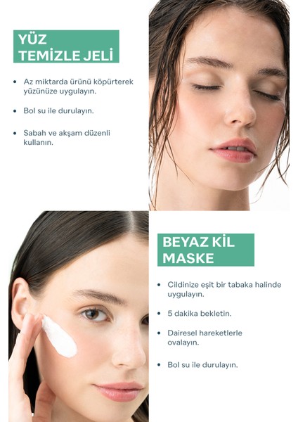 Akne Eğilimli Ciltler İçin Siyah Nokta Karşıtı Ve Gözenek Sıkılaştırıcı Set Havlu Tac Hediyeli fırsatları