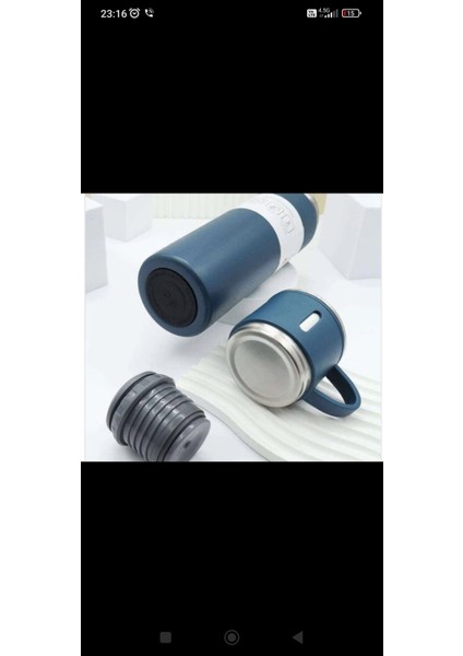 3 Bardaklı Paslanmaz Çelik Termos Yok Çelik Çok Renkli modelleri