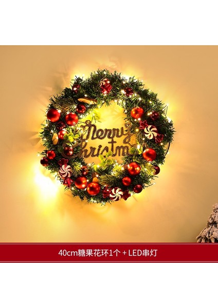 Yılbaşı Süsleri Çelenkler Rattan Kapı Askıları Yılbaşı Ağacı Askıları (Yurt Dışından)