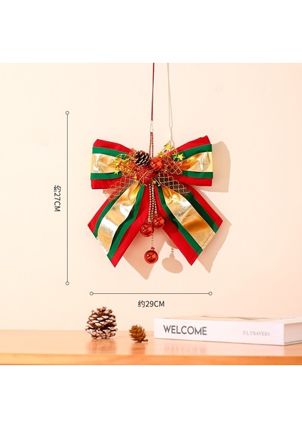 Noel Süsleri Yay Asılı Noel Ağacı Asılı Süslemeler Atmosfer Dekorasyon Sahne (Yurt Dışından)