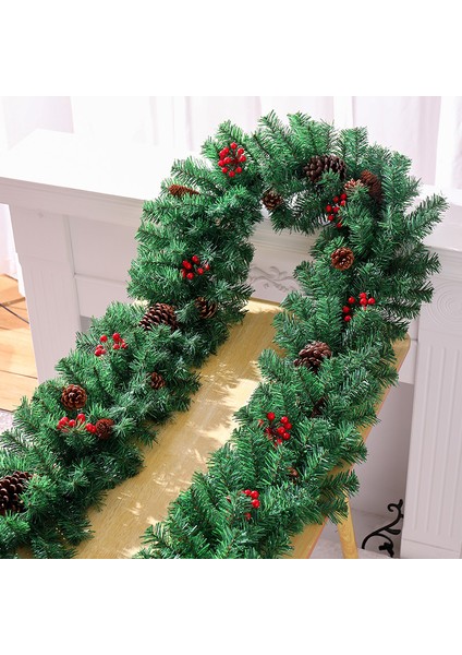 Yılbaşı Süsleri Çelenkler Rattan Kapı Askıları Yılbaşı Ağacı Askıları (Yurt Dışından)