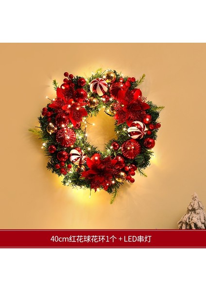 Yılbaşı Süsleri Çelenkler Rattan Kapı Askıları Yılbaşı Ağacı Askıları (Yurt Dışından)