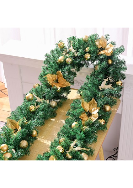 Yılbaşı Süsleri Çelenkler Rattan Kapı Askıları Yılbaşı Ağacı Askıları (Yurt Dışından)