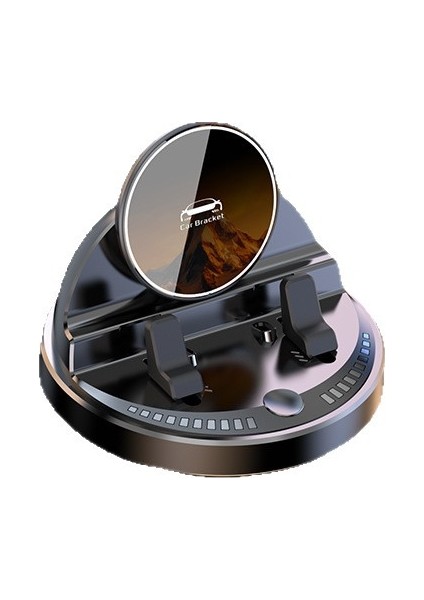 Araba Cep Telefonu Standı Yeni Kablosuz Şarj Cihazı Titreşim Önleyici Üst Düzey Araba Navigasyonu Özel Cihaz Merkez Konsolu (Yurt Dışından)