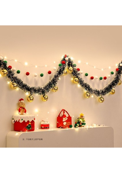 Yeni Noel Partisi Dekorasyon Kapı Asma Bunting Noel Askıları Atmosfer Dekorasyon Askıları (Yurt Dışından)