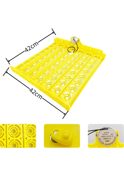 56’lı Kuluçka Makinesi Gelişim Viyol ve Motor 220 Volt modelleri