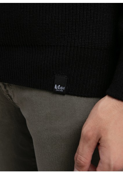 Yarım Balıkçı Yaka Regular Fit Siyah Erkek Kazak 261 Lcm 241029 Ruben Siyah modelleri