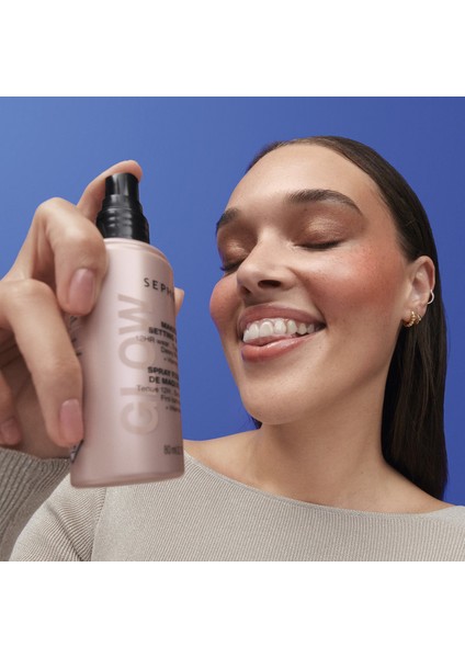 Glow Makyaj Sabitleme Spreyi – Parlak, Kalıcı, Akmaz 80 ml indirimleri