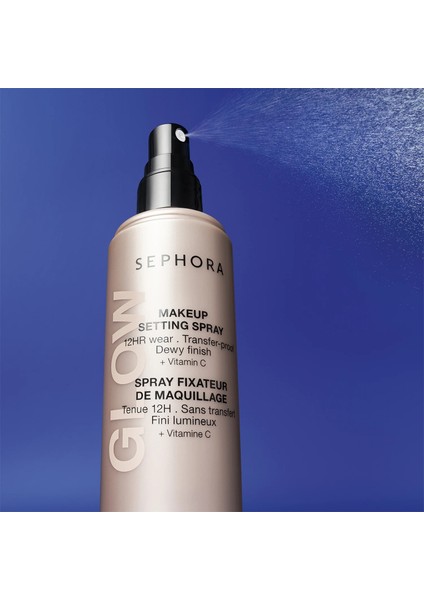 Glow Makyaj Sabitleme Spreyi – Parlak, Kalıcı, Akmaz 80 ml