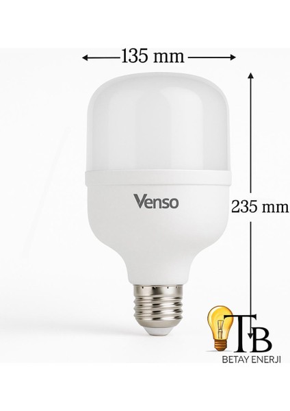 Venso E27 LED Torch Ampul