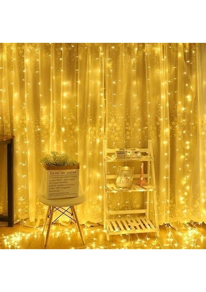 Buffer® 2x2 Metre 320 LED 8 Fonskiyonlu Dekoratif LED Günışığı Perde