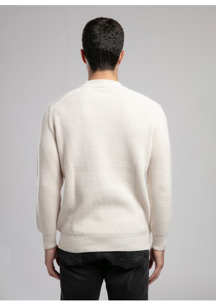 Yarım Balıkçı Yaka Regular Fit Ekru Erkek Kazak 261 Lcm 241029 Ruben Ekru fırsatları