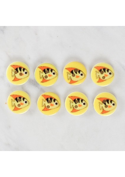 Loren Crafts 8'li Balık Düğme - 1183 fiyatları